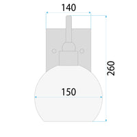 Lampada Da Parete Black Gold APP1580-1W