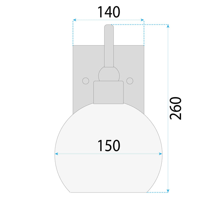 Lampada Da Parete Black Gold APP1580-1W