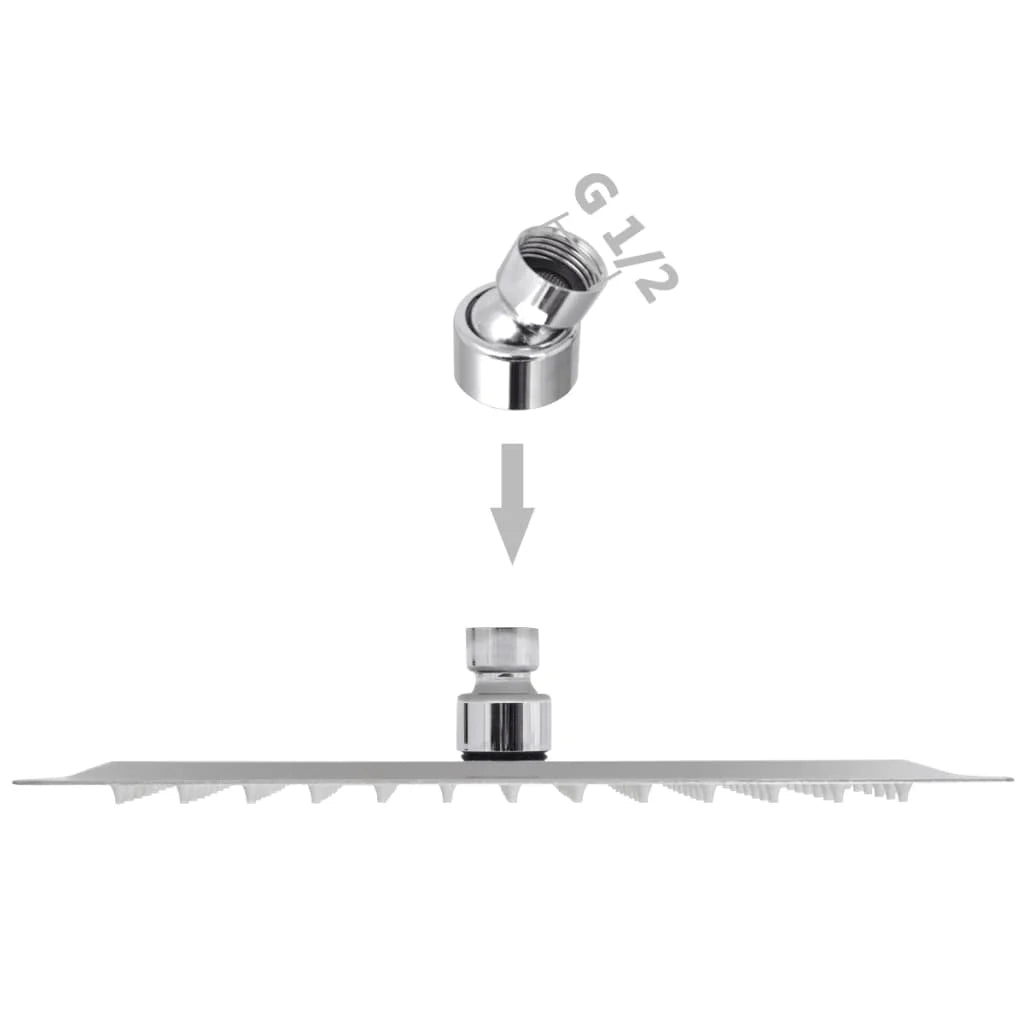 Set 2 soffioni doccia a immersione quadrati 25x25 cm in acciaio inox 02_0002105