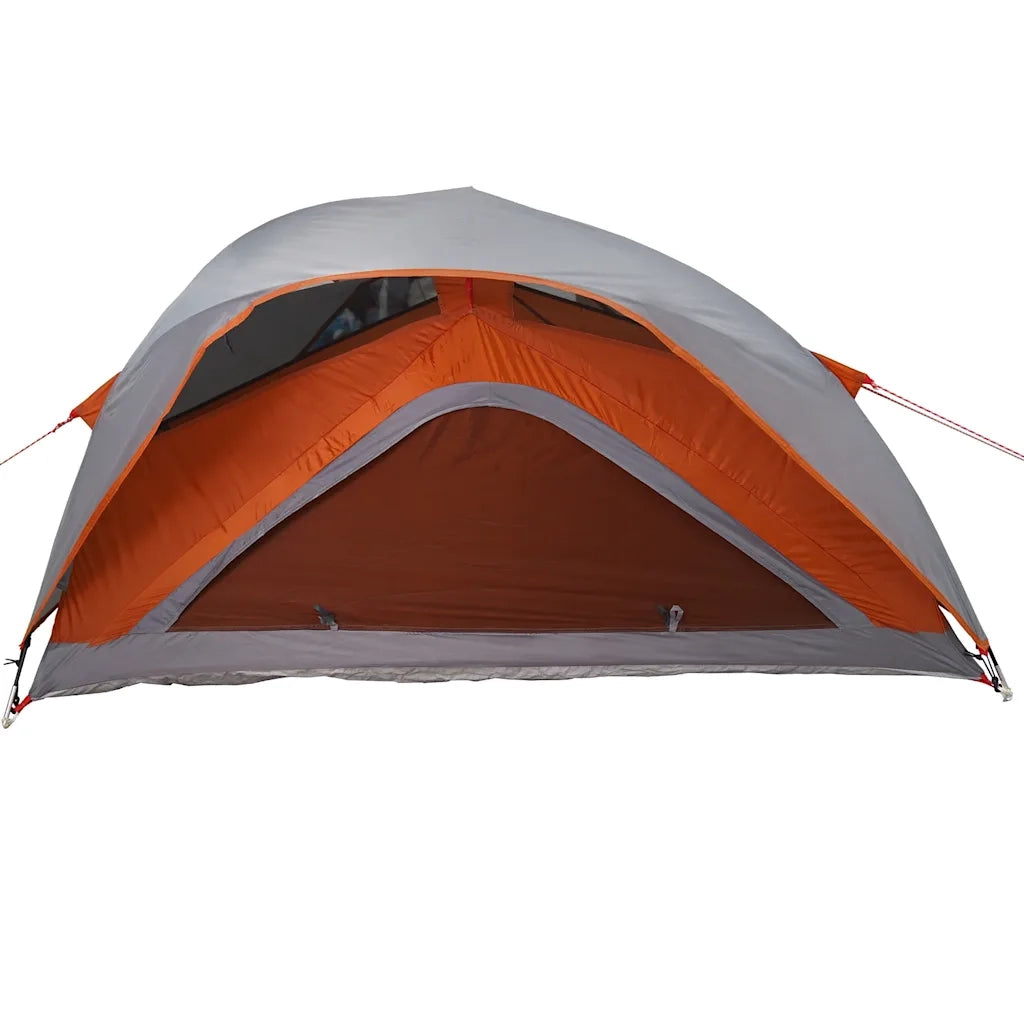 Tenda da Campeggio 1 Persona-Tenda per Escursionismo Grigio e Arancione Impermeabile