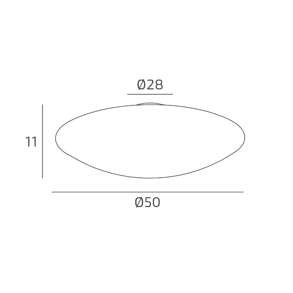 JELLY APPLIQUE PLAFONIERA 50 CM 3 LUCI ATTACCO E27 VETRO OPALE CON DECORO GEL ARGENTO