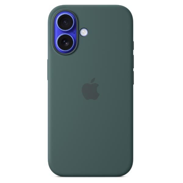 Iphone 16 plus silicone case with magsafe - lake green - MYYH3ZM/A