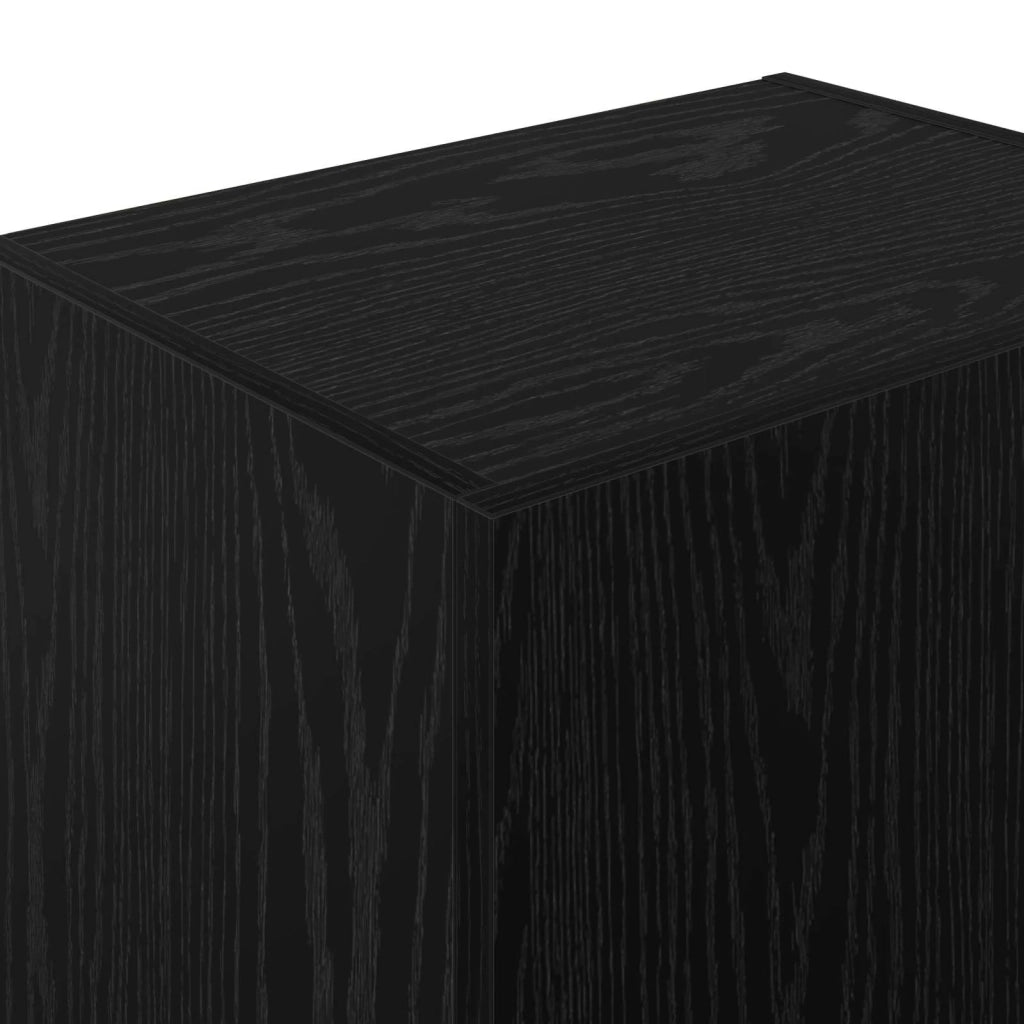 Mobile TV da parete Rovere Nero 40,5 x 30 x 102 cm