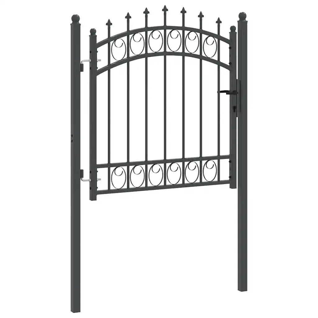 Cancello della recinzione con punte EMMEN 100 x 100 cm CFW1543125