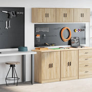 Armadi da Garage 2 pz Rovere Sonoma in Legno Multistrato 3328307