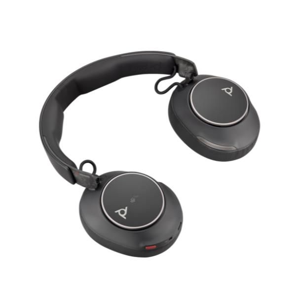 Poly cuffie voyager surround 80 uc con connettore usb-c certificate per microsoft teams + adattatore usb-c/a - 8G7U0AA