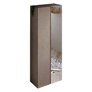 Salcito, Armadio Multiuso 2 Ante 8 Ripiani, 70x185h cm Marrone Bronzo