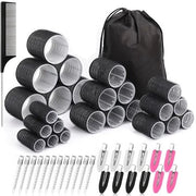 50 set di spille per capelli con clip in 4 misure (60/48/36/25 mm). Spille per capelli per capelli lunghi, medi, corti, spessi e fini per volume, sollevamento e styling da autosegretare.