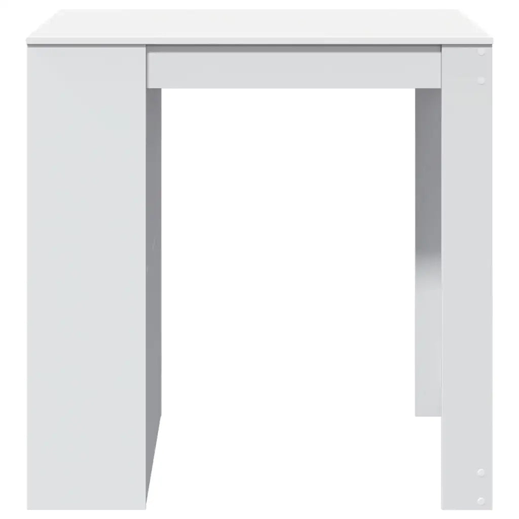 vidaXL Tavolo da Bar Bianco 102x70x103,5 cm in Truciolato