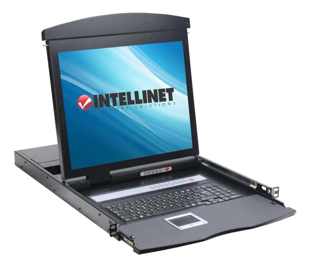 Console KVM USB/PS2 con LCD 17'' da Rack 19'' Dual Rail