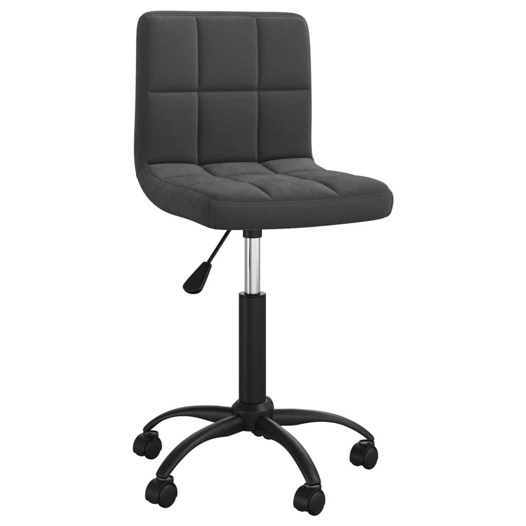 Sedia girevole da ufficio/sedia da studio/sedia per computer in velluto nero 02_0024165