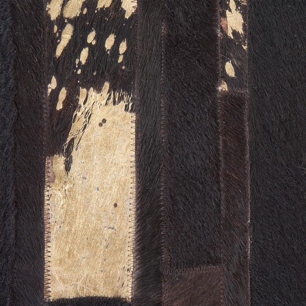Tappeto Marrone Vera Pelle 140 x 200 cm Pelle Bovina Artigianale