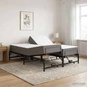 Telaio Letto Elettrico Regolabile Nero 120 x 190 cm Acciaio 3438617