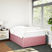 Giroletto senza Materasso Rosa 120x190 cm Velluto