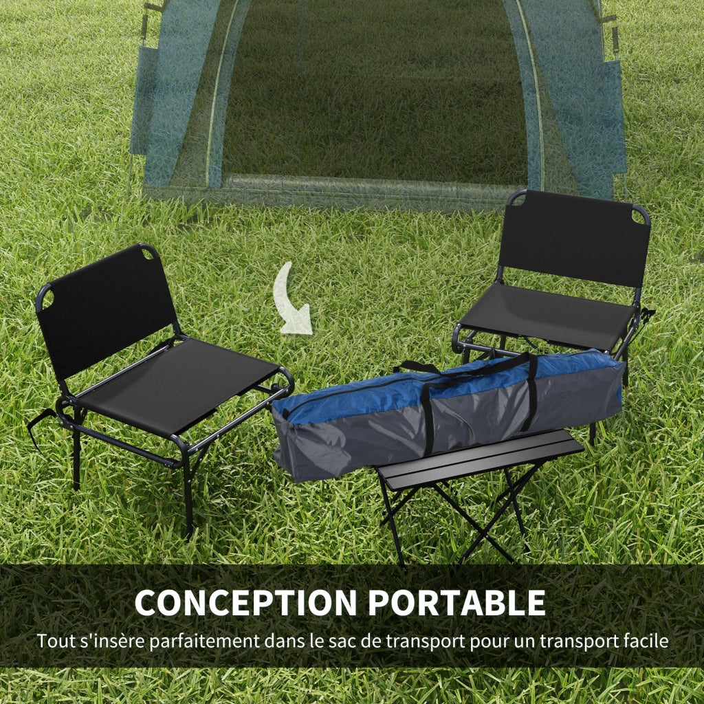 Tenda da campeggio pop up ¨C zephmum ¨C blu grigio