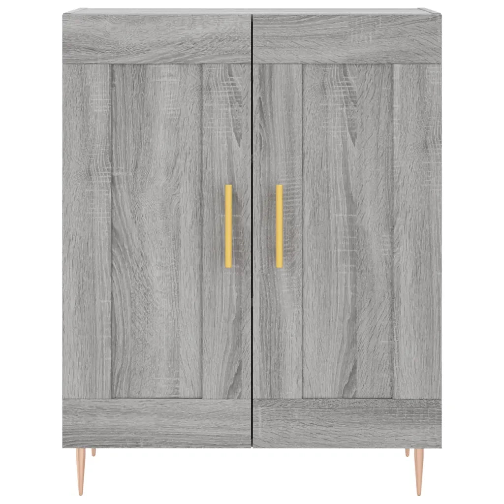 Credenza Grigio Sonoma 69,5x34x90 cm in Legno Multistrato 830186