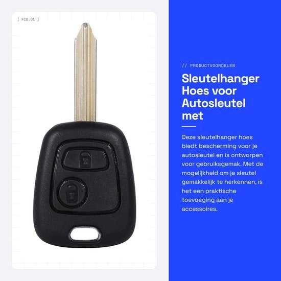 Coprima per chiave per Berlingo/Saxo/Xsara - Installazione semplice - Alta qualità - Utilizzo sicuro