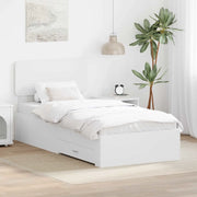 Struttura del letto Bianco 90 x 190 cm Legno multistrato