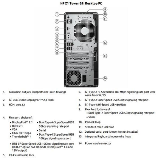 Z1 twr g1i u5 16/1tb rx6300 2gb 3yw - B34JKES#ABZ