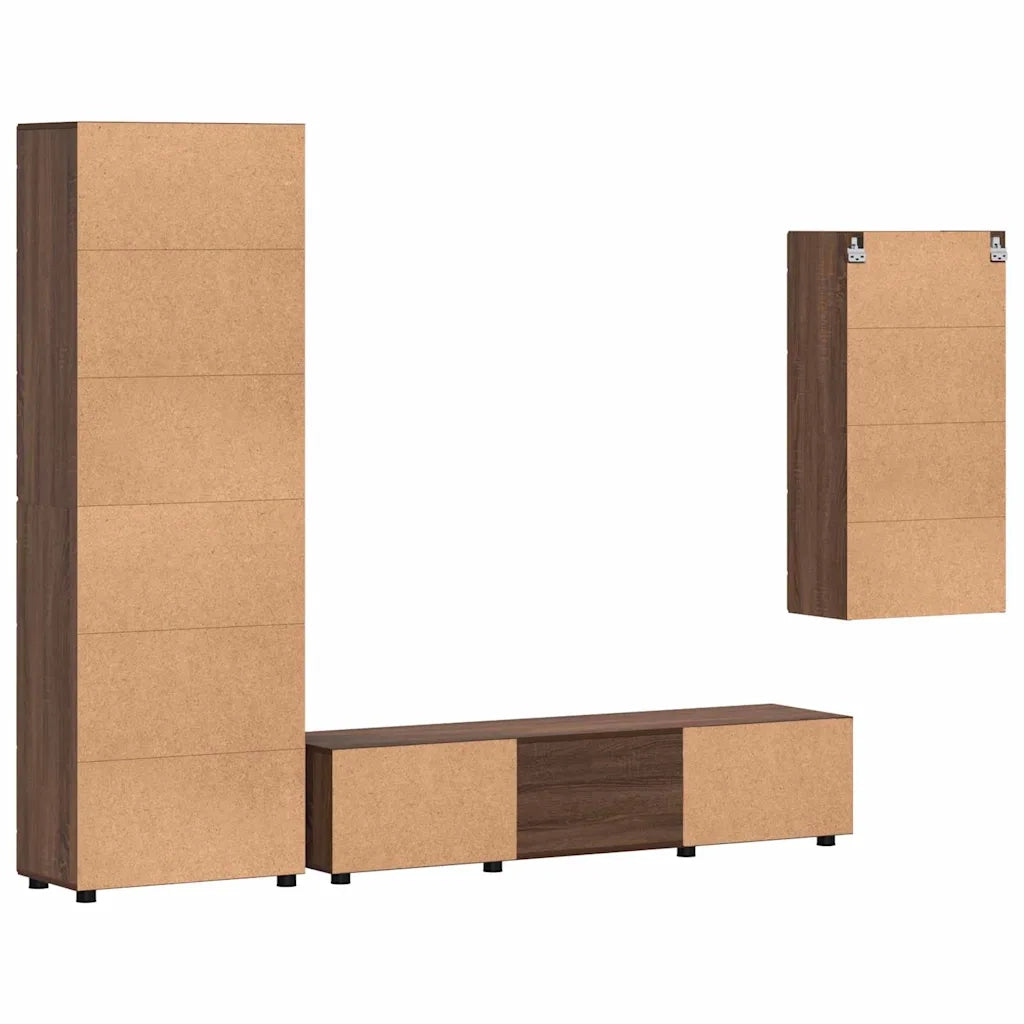 Set mobile TV FLORIN 3 pcs Legno vecchio Legno multistrato