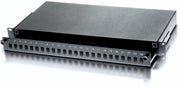Cassetto Rack 19'' Fibra Ottica 24 porte LC Duplex/SC Simplex Nero