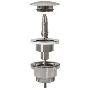 Tappo Rea Brush Nickle Inox