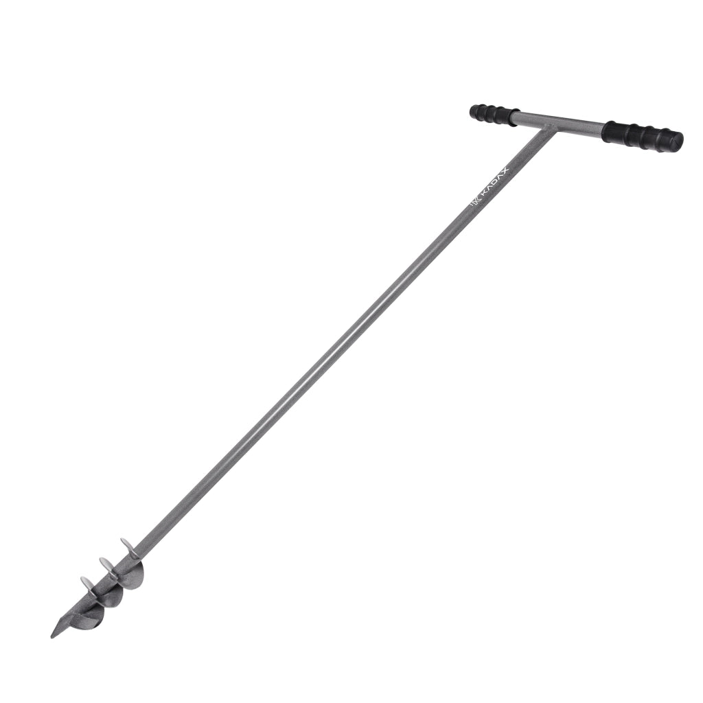 Trivella manuale KADAX per terreno, trapano per terreno da 8 cm (80 mm), foro robusto