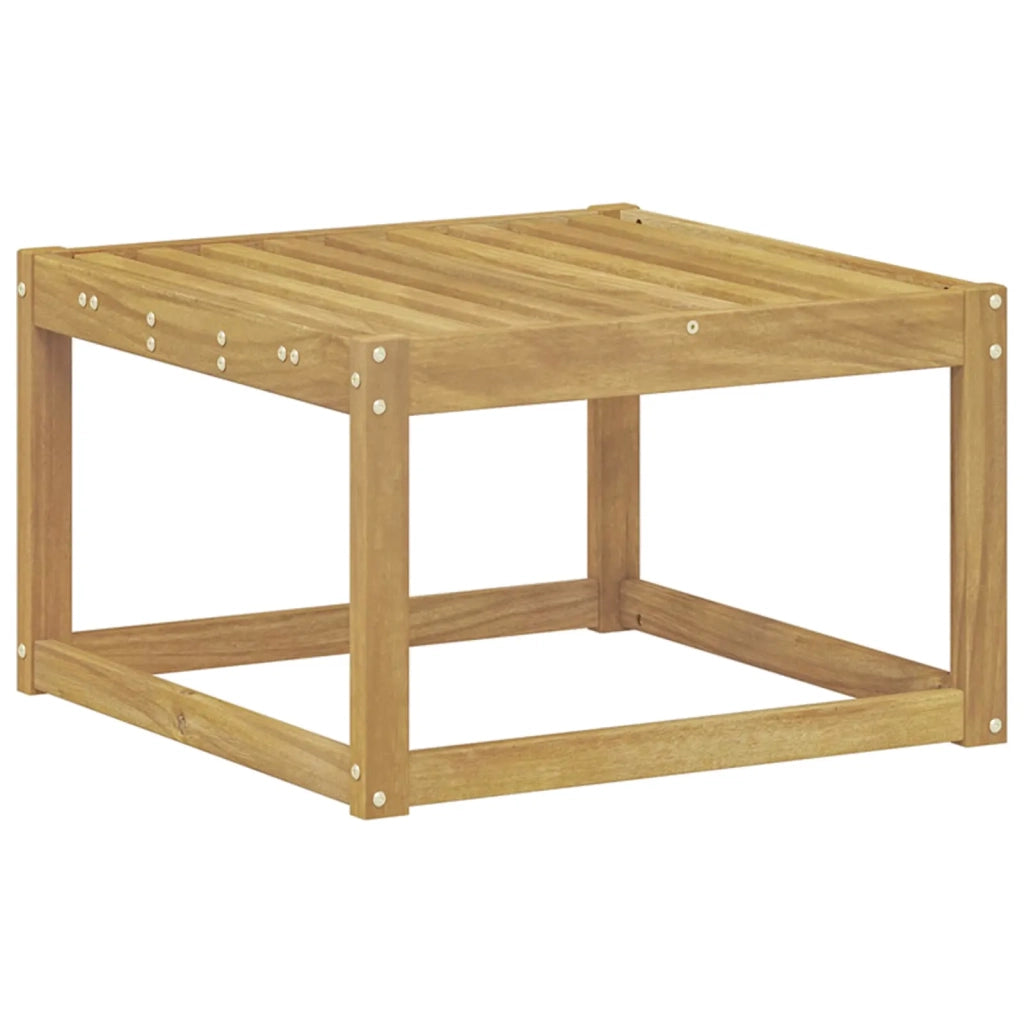 Set di divani da esterno 3 pz Bianco Legno di Acacia Massello 3388178