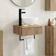 Lavabo da Parete Rovere Artigianale 40 x 35 x 39 cm