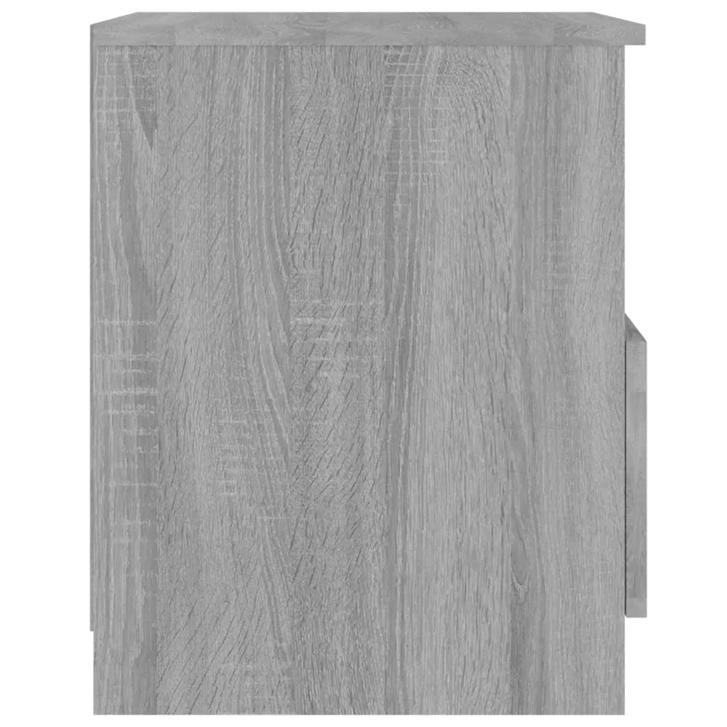 Comodino Grigio Sonoma 40x40x50 cm in Legno Multistrato 815818