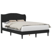 Letto matrimoniale | Letto per adulti | Struttura del letto con testiera Nero 120 x 200 cm Velluto