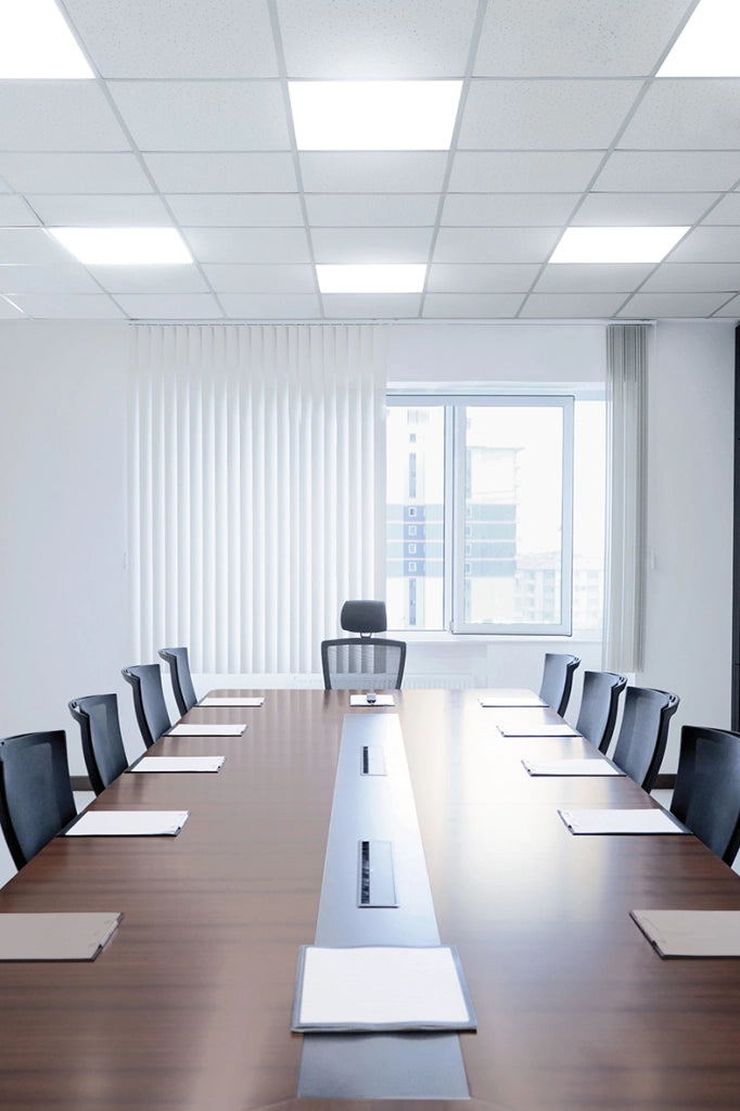 Pannello LED DRACMA 40W 3000K Bianco Microprismato UGR<19 Dimmerabile Varialuce - 600x600mm - Rossini Group