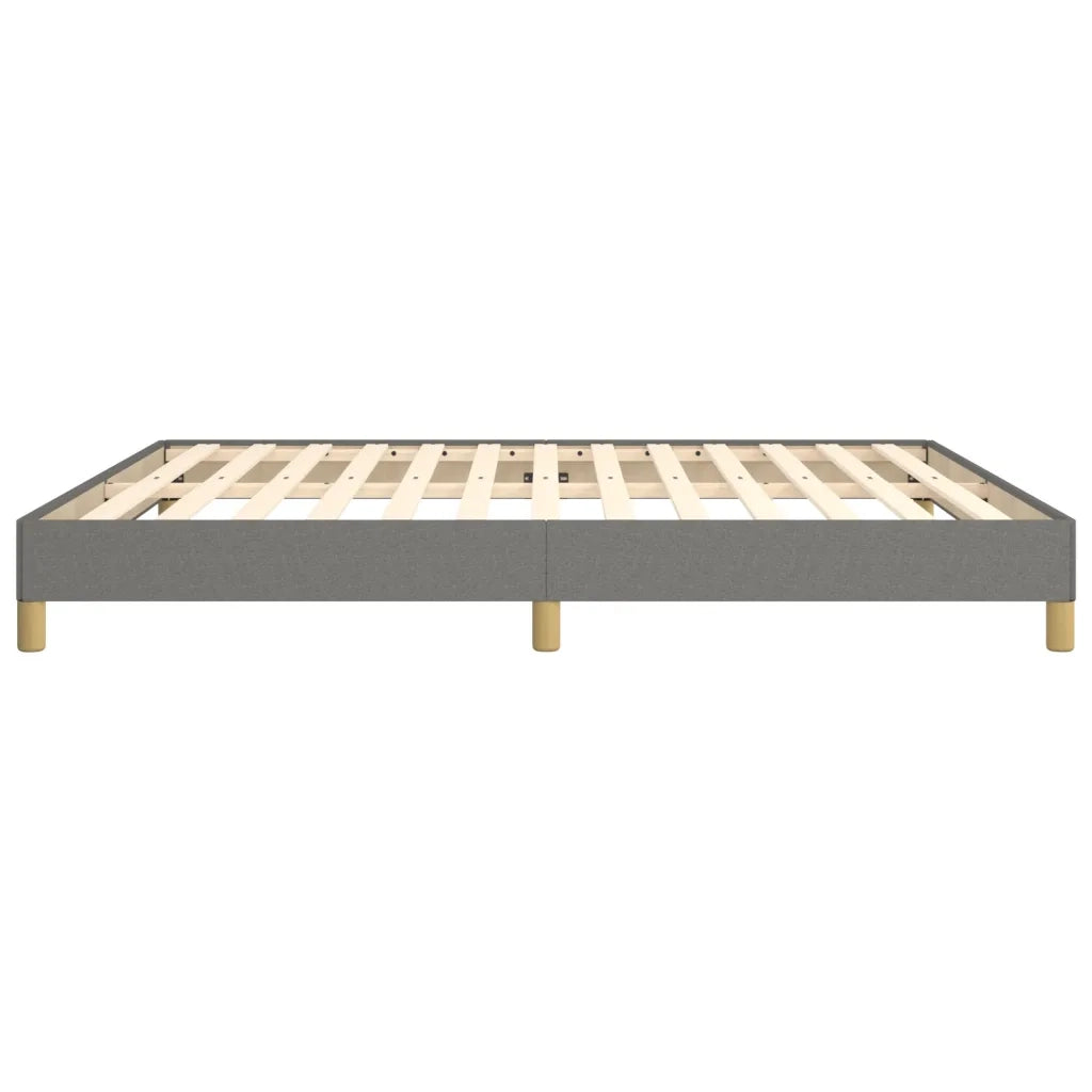 Giroletto senza Materasso Grigio Scuro 180x200 cm Tessuto 346835