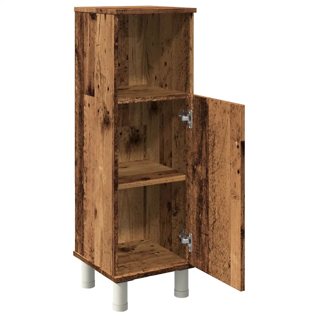 Mobile da Bagno Legno Antico 30x30x95 cm in Legno Multistrato 856137