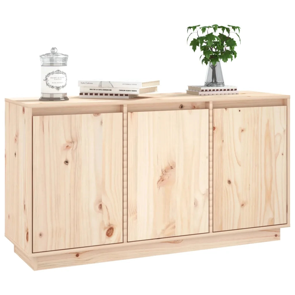 Credenza | Madia | Buffet da pranzo | Armadio da pranzo 111x34x60 cm in Legno Massello di Pino