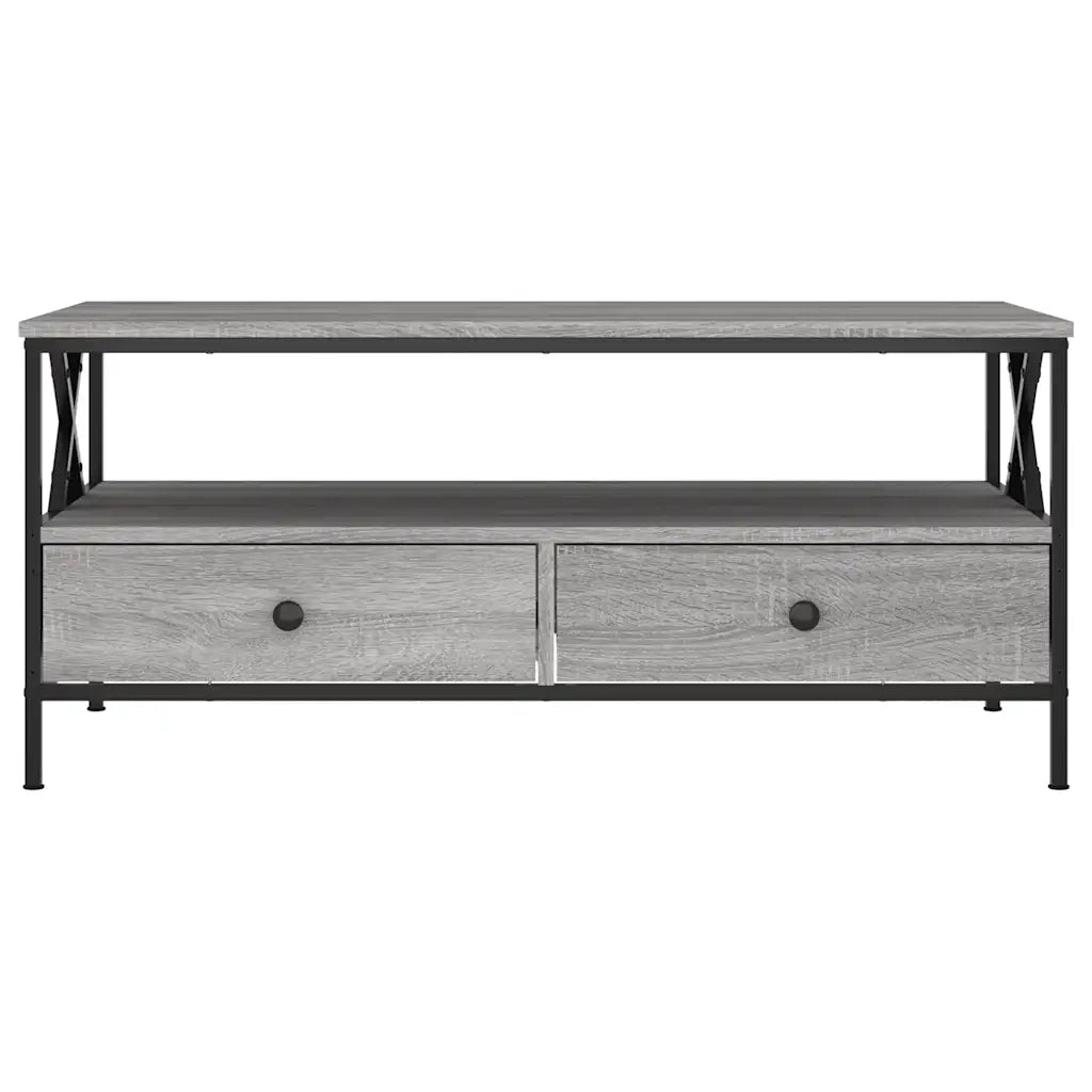 Tavolino da salotto | Tavolino da caff¨¨ | Tavolino da Soggiorno Grigio Sonoma 100x51x45cm Legno Multistrato