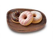 Scaldaia Decorativa per Servizio - Tavola di Servizio in Legno - Piatti Irregolari - Dimensioni 30x20cm - Adatto per Cibo - Peso Leggero 100g - Tavola di Servizio