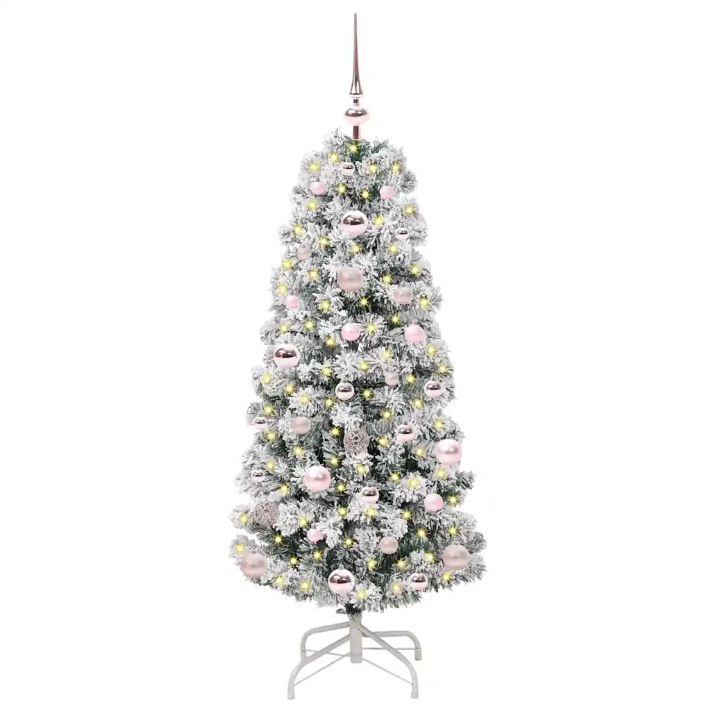 Albero di Natale Artificiale-Albero Natalizio con Rami Pieghevoli 120 cm 319328