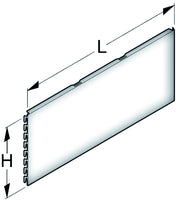 PANNELLO DI FONDO LISCIO cm. 100x40 h Col. Bianco RAL9001