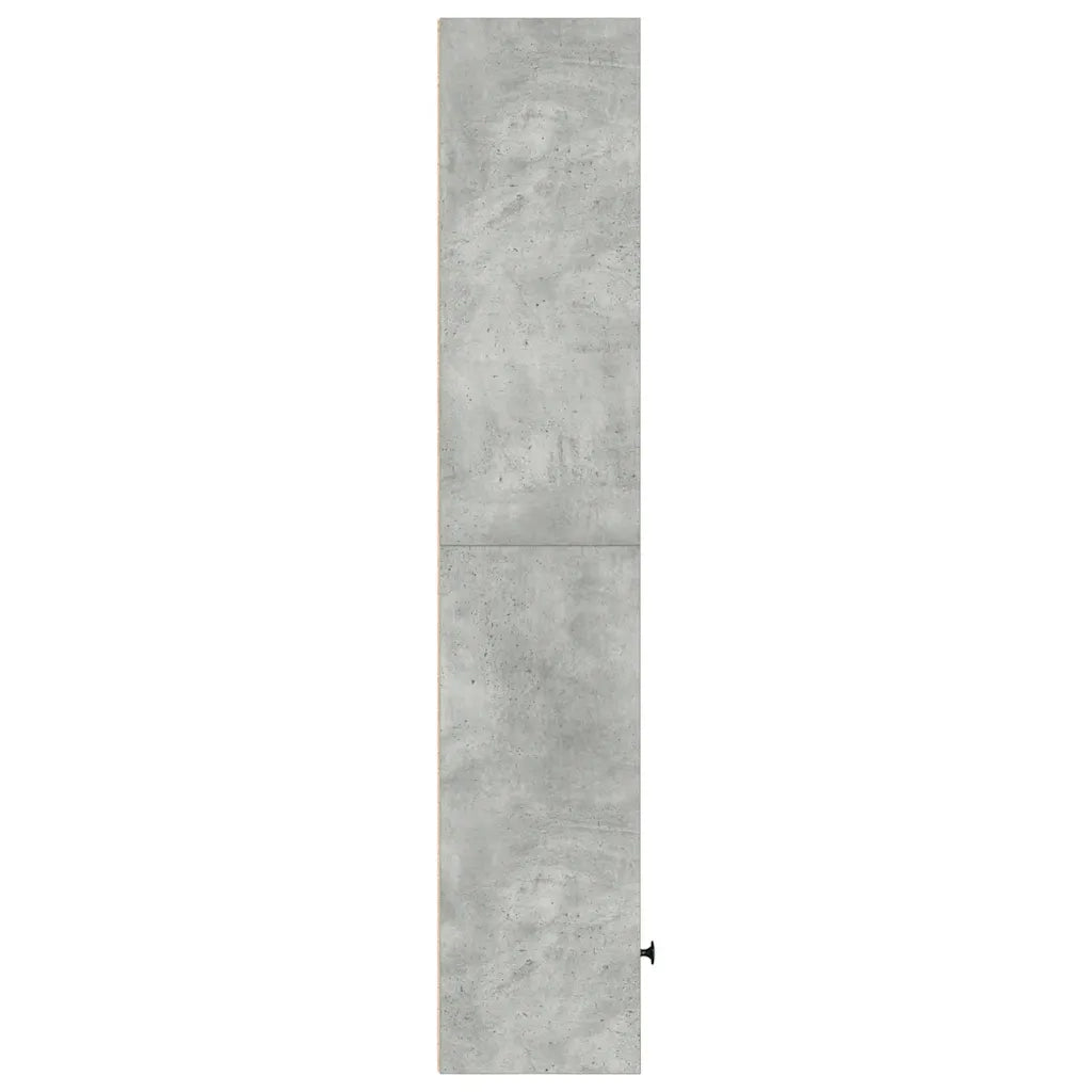 Libreria Grigio Cemento 31x24x127 cm in Legno Multistrato 860349