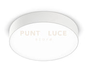 GPL262N- PLAFONIERA IN ALLUMINIO BIANCO A LED 4000K 2460LM 30W D.25CM