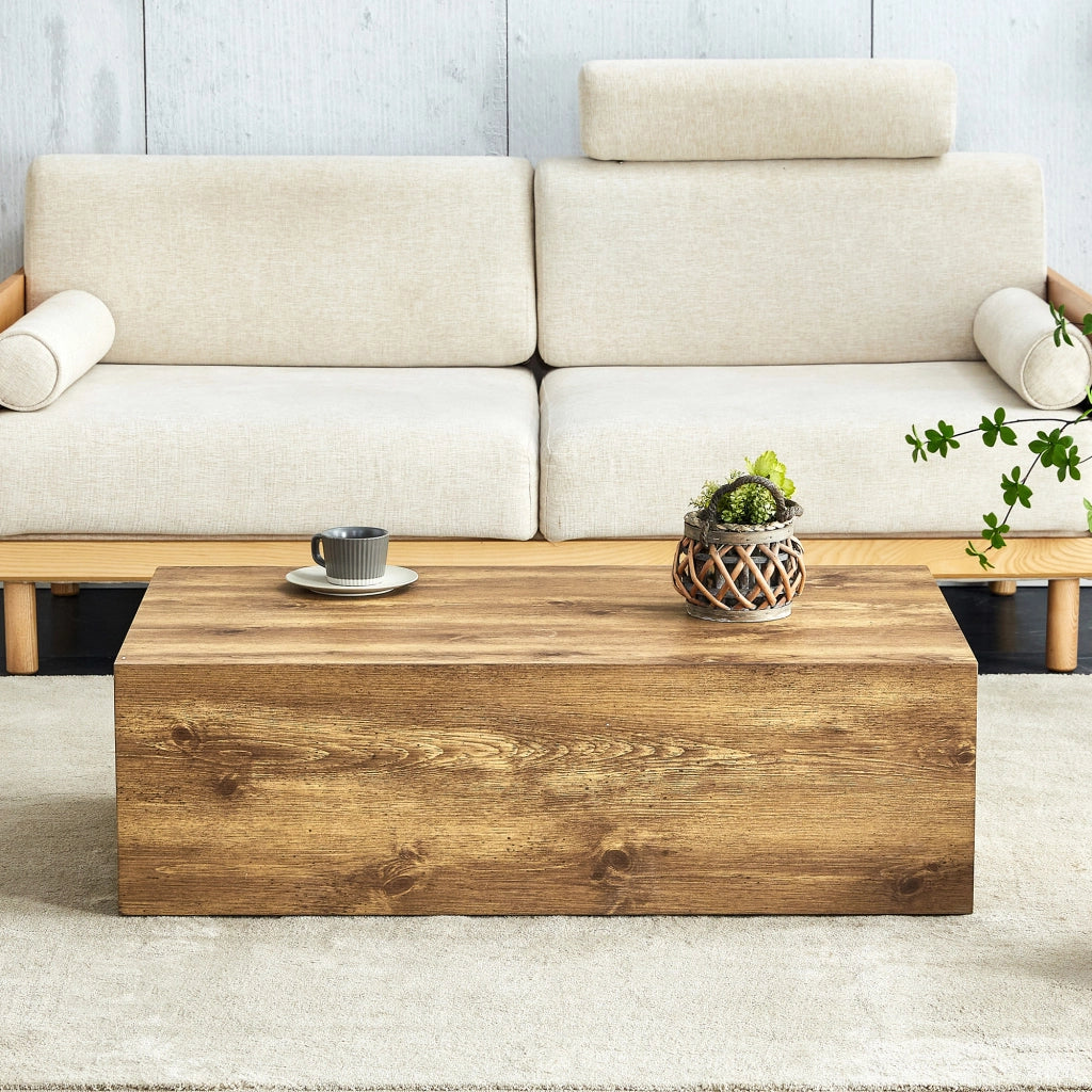 TAVOLO COFFEE 90x50x30 cm Effetto legno MDF Marrone