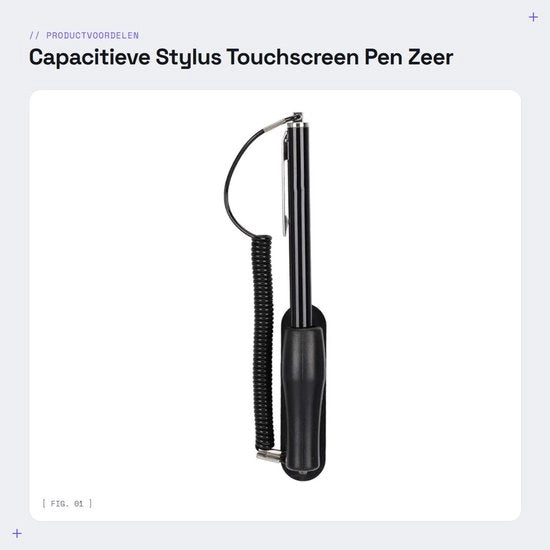 Penna Stylus con Alta Sensibilità - Penna per Touchscreen Capacitivo - Penna Stylus Universale - Metallo - Nero - Progettazione Compatta 

Modello: 
Specifica: Hoge gevoeligheid