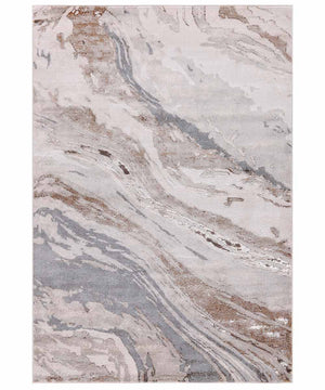 Tappeto NEVADA 9155 beige grigio stile moderno effetto marmo cm.160x230