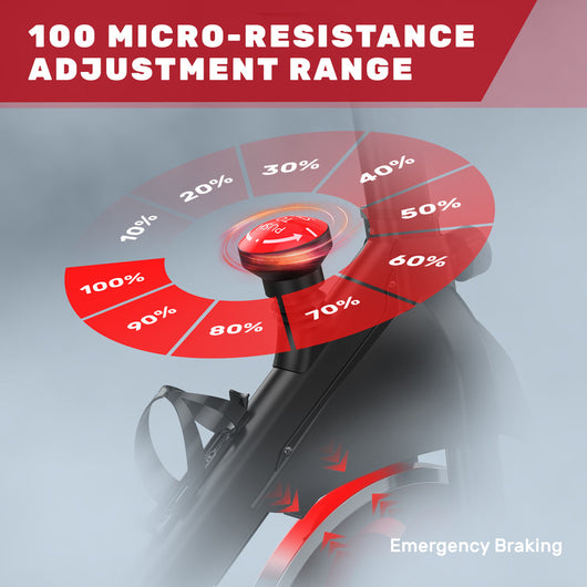 Cyclette da Casa Professionale - RATTANTREE - Camera con Schermo LCD e Portabicchieri - Volano 6kg - Capacità di 150 kg