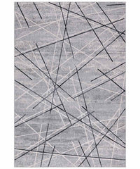 Tappeto NEVADA 9244 grigio stile moderno righe astratte cm.160x230