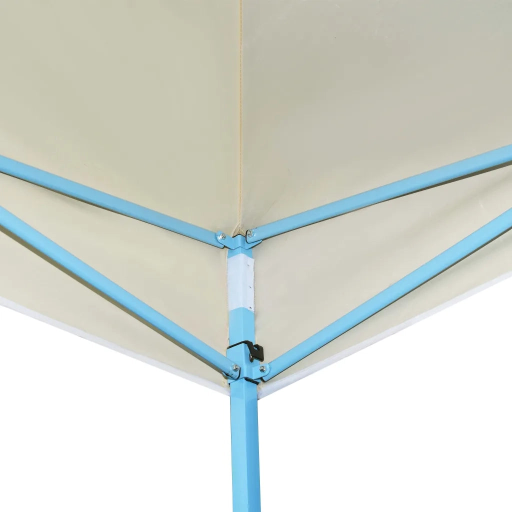 Gazebo Pieghevole Pop-Up 3x9 m Crema