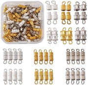 Set di Chiavi a Viti 90 pezzi - Chiavi a Viti a Sfera - 3 Stili - 30 Set - Per Creare Gioielli - Design Retro