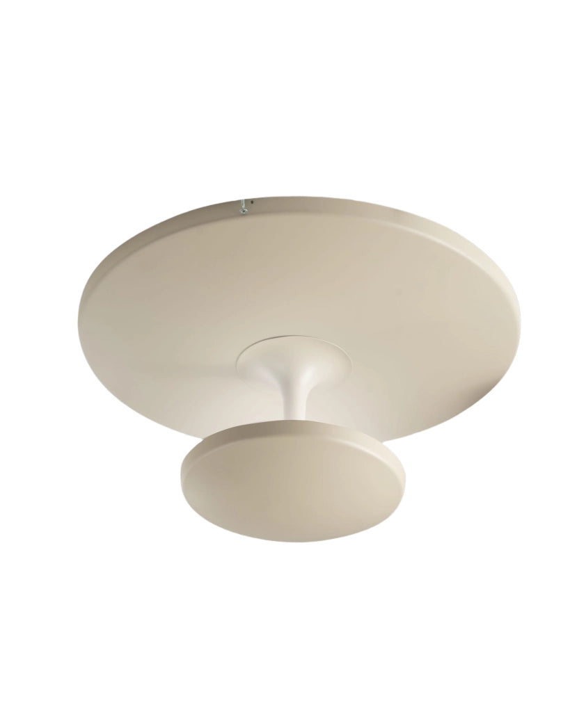 Plafoniera Conrad LED 36W 4200lm 3000K Dimmerabile a step, Struttura in metallo e metacrilato, IP20, Classe 1, Colore Sabbia - Conrad