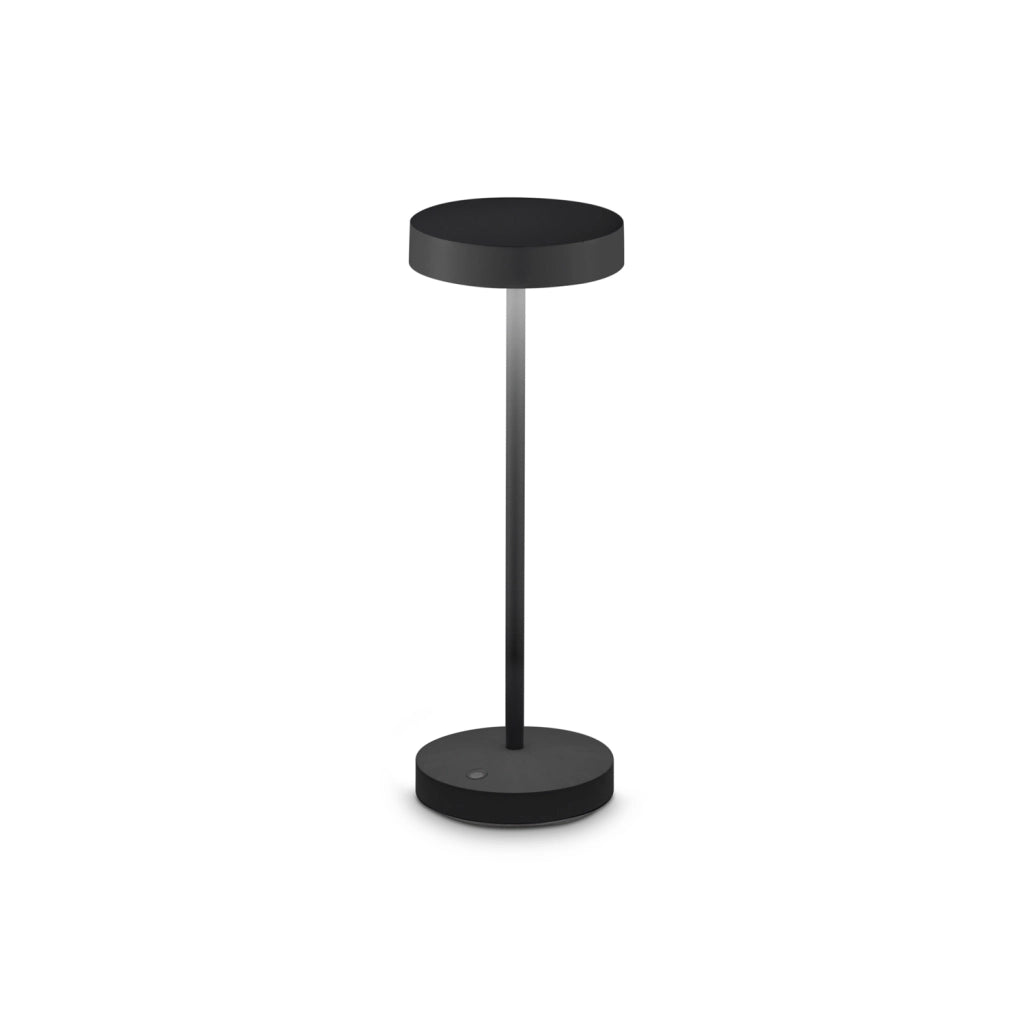 Lampada Da Tavolo Contemporaneo Toffee Metallo Nero Led 2W 3000K Ip54